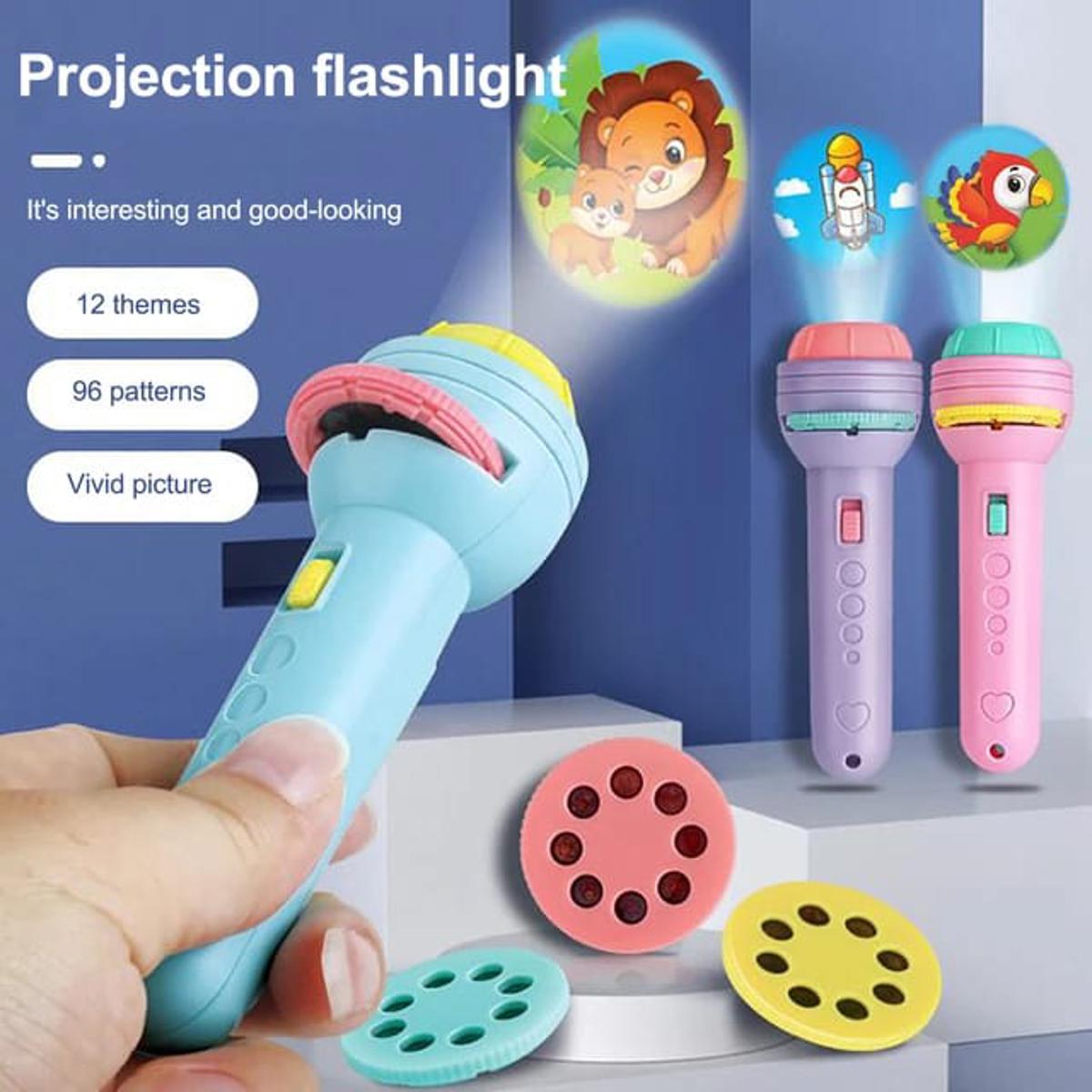Projection Light Reflection Toy Torch With Lots Of Designs and Colors For Boys/Girls