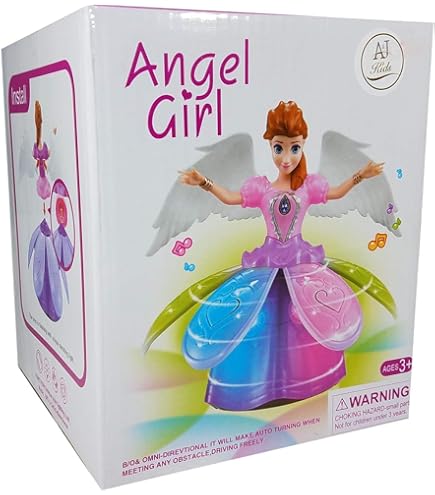 Angel Toy Angel Girl / 360 Rotating Musical Dancing Doll/Doll with Lights and Music - Angel Girl / 360