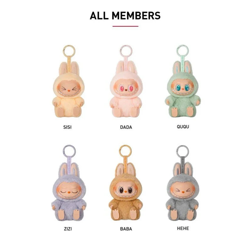 Labubu Plush Dolls (Random Character) Soft Collectible Toys