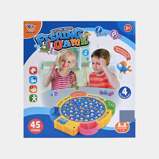 Vicloon Fishing Game for Kids, with Music Educational Game for Kids, with 24 Fish