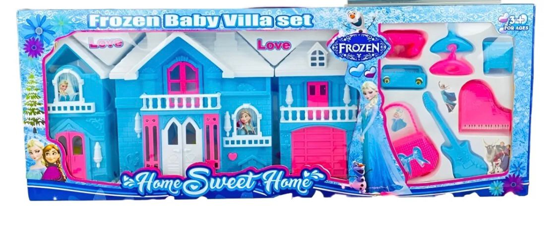 Big Size Beauty villa set toy doll house