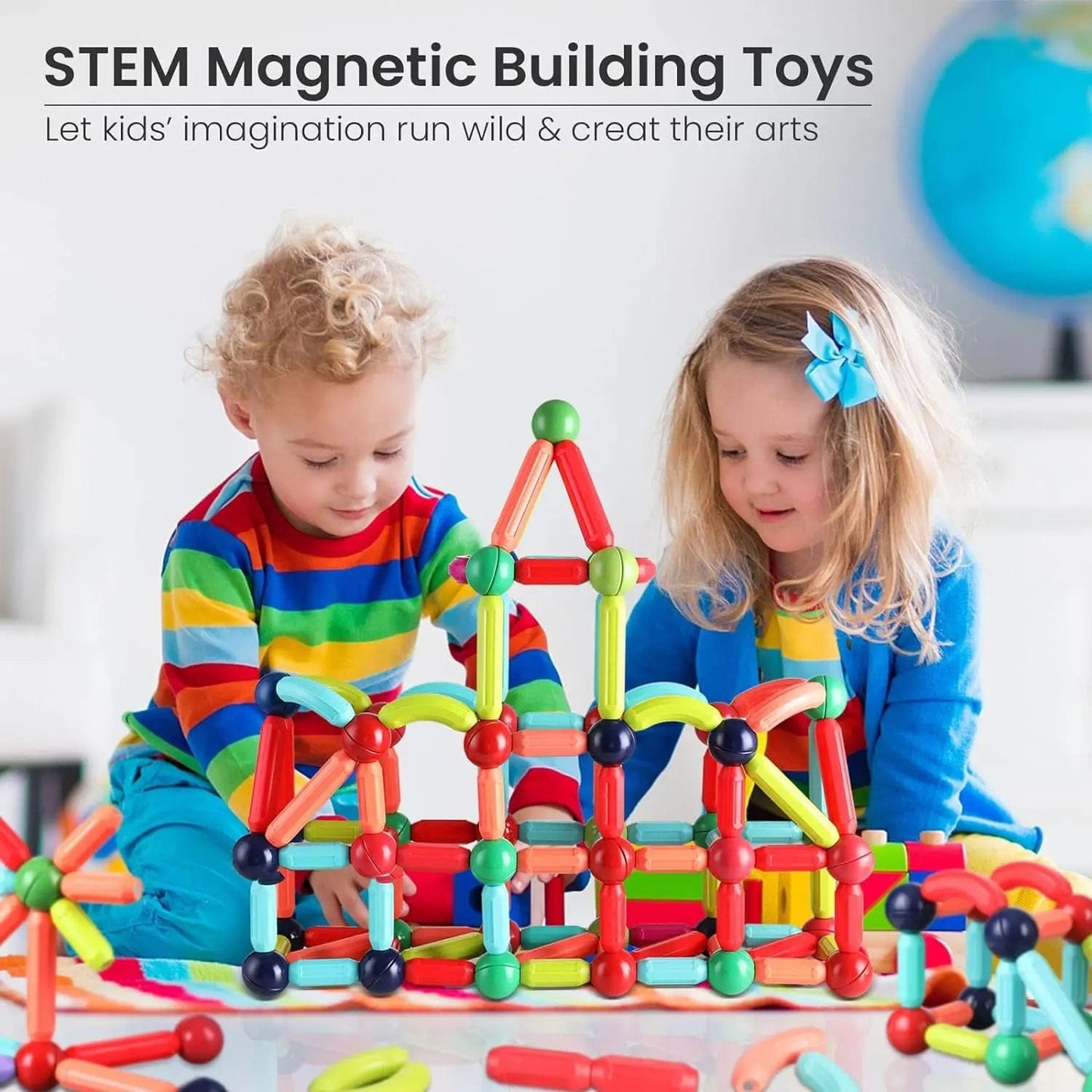 64 Pieces Magnetic Block