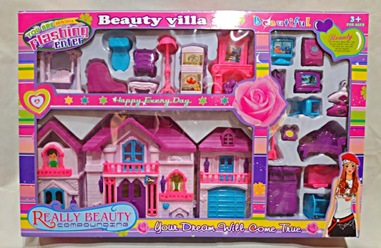 Big Size Beauty villa set toy doll house