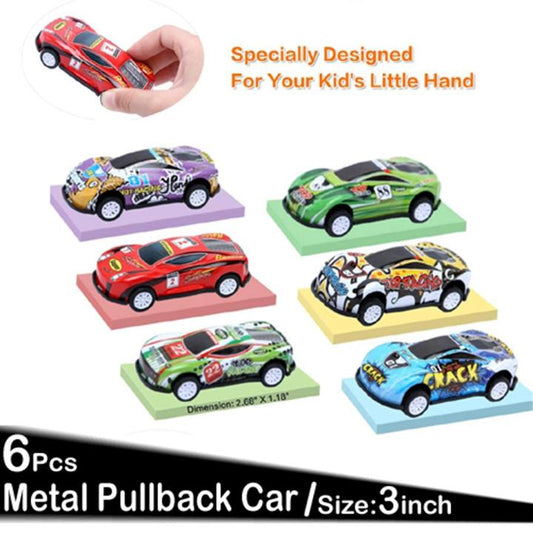 6 Pcs Metal Cars set
